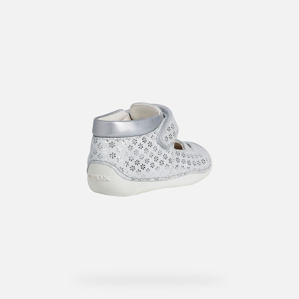 Geox Sandals White Tutim Girl - Geox Baby Shoes - WAYFHU954